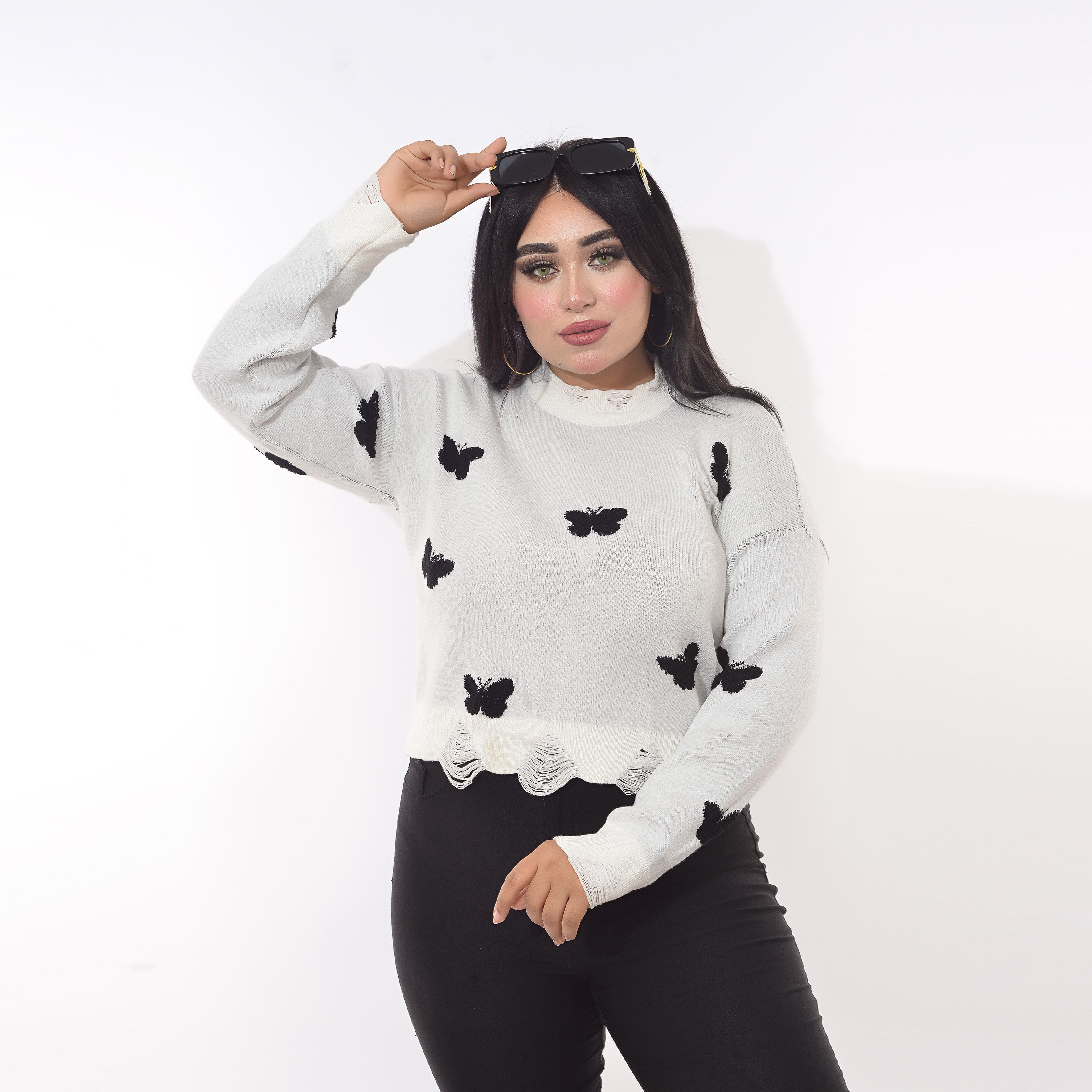 Butterfly Knit Sweater