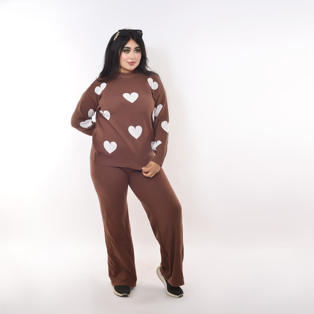 Cozy Heart Knit Set
