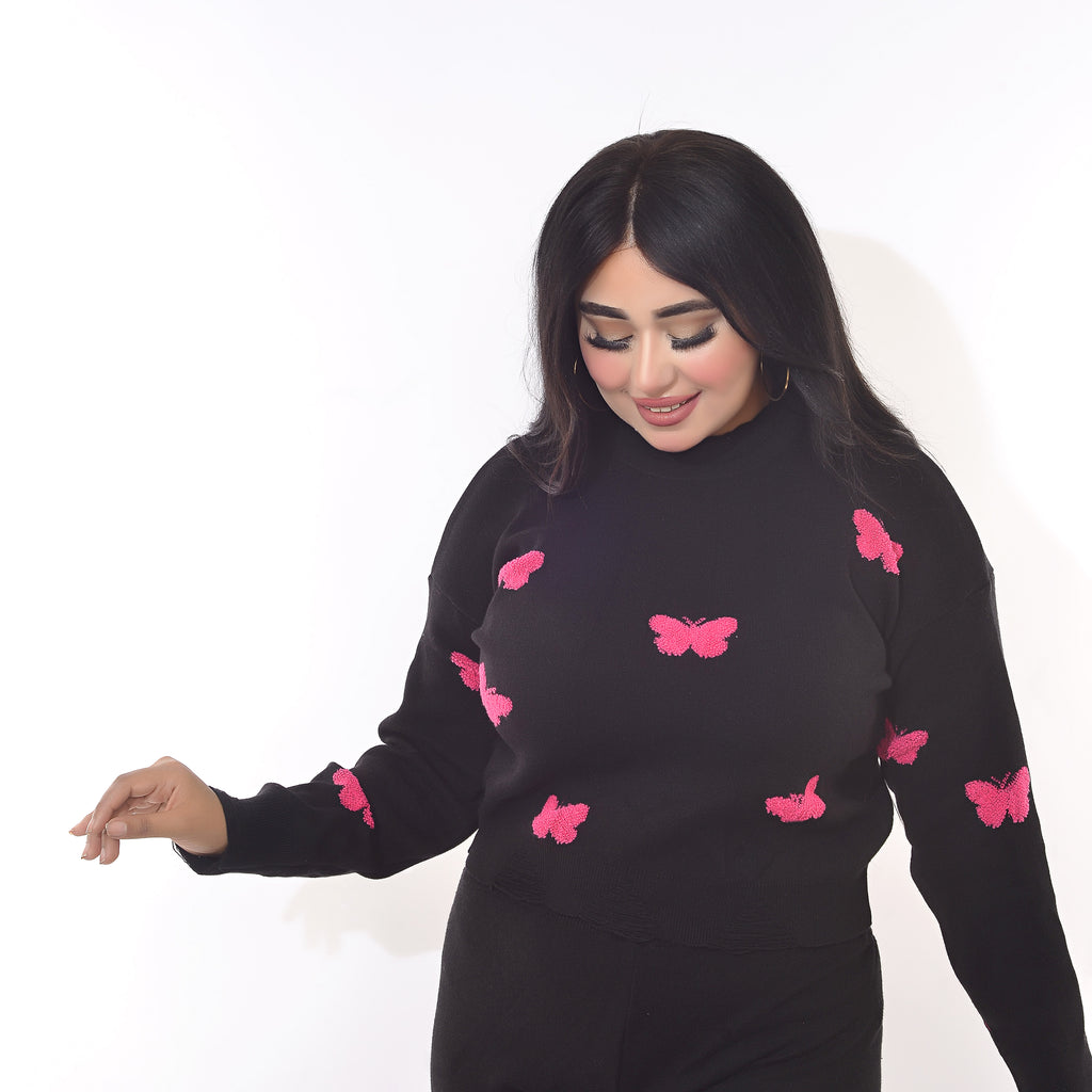 Butterfly Knit Sweater